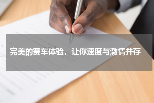  完美的赛车体验，让你速度与激情并存