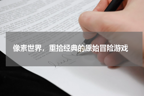  像素世界，重拾经典的原始冒险游戏