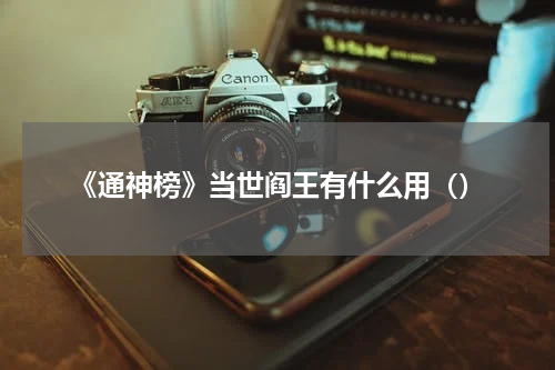 《通神榜》当世阎王有什么用（）