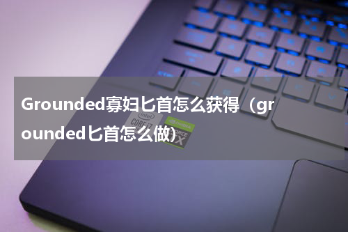 Grounded寡妇匕首怎么获得（grounded匕首怎么做）