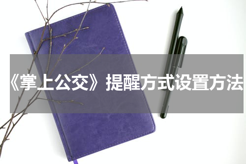 《掌上公交》提醒方式设置方法