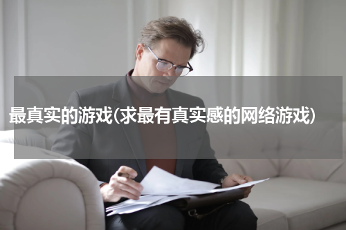 最真实的游戏(求最有真实感的网络游戏)