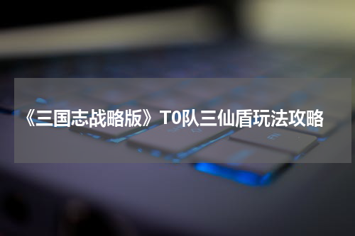 《三国志战略版》T0队三仙盾玩法攻略