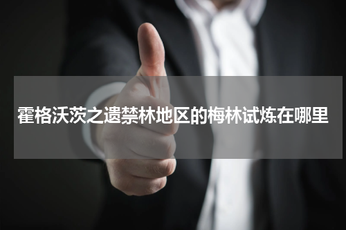 霍格沃茨之遗禁林地区的梅林试炼在哪里