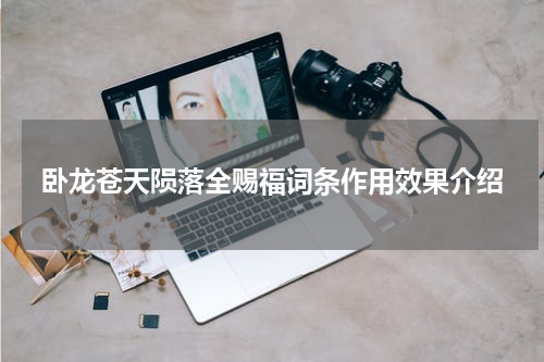 卧龙苍天陨落全赐福词条作用效果介绍
