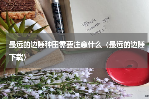 最远的边陲种田需要注意什么（最远的边陲下载）