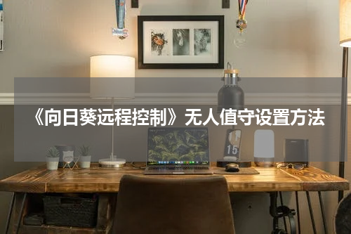 《向日葵远程控制》无人值守设置方法