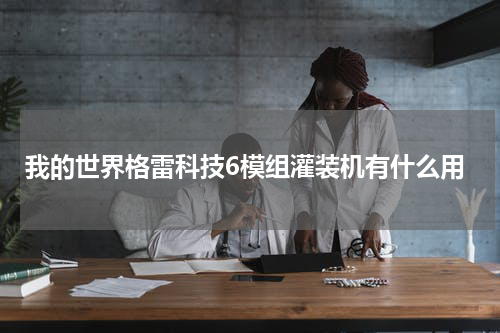 我的世界格雷科技6模组灌装机有什么用